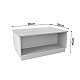 Τραπέζι Monik Pakoworld Σε Oak-Ανοιχτό Γκρι Απόχρωση 90X56X40Εκ Τραπέζι Monik Pakoworld Σε Oak-Ανοιχτό Γκρι Απόχρωση 90X56X40Εκ
