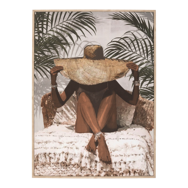 Πίνακας Σε Πλαίσιο Kapelda Pakoworld 58X2.6X78Εκ