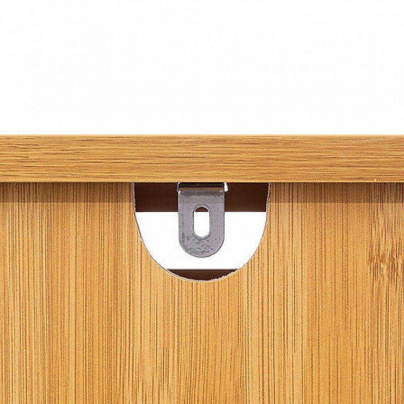 Συρταριέρα Sicela Pakoworld Μπαμπού Σε Φυσική Απόχρωση 40X30X97.5Εκ