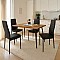 Τραπεζαρία Neve-Parker Pakoworld Σετ 5Τμχ 120X80X75Εκ