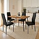 Τραπεζαρία Neve-Parker Pakoworld Σετ 5Τμχ 120X80X75Εκ