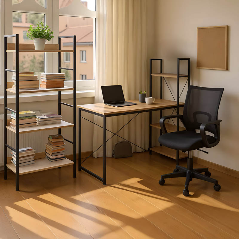 Φοιτητικό Πακέτο Επίπλων Γραφείου Ramon-Berto I Pakoworld Σετ 3 Τμχ