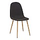 Τραπεζαρία Manka I-Bella Pakoworld Σετ 3Τεμ Σε Sonoma Truffle Απόχρωση 80X80X77Εκ