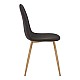 Τραπεζαρία Manka I-Bella Pakoworld Σετ 3Τεμ Σε Sonoma Truffle Απόχρωση 80X80X77Εκ