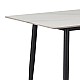 Τραπεζαρία Aurora I-Gustas Pakoworld Σετ 5Τεμ Sintered Stone-Μαύρο 120X60X75Εκ