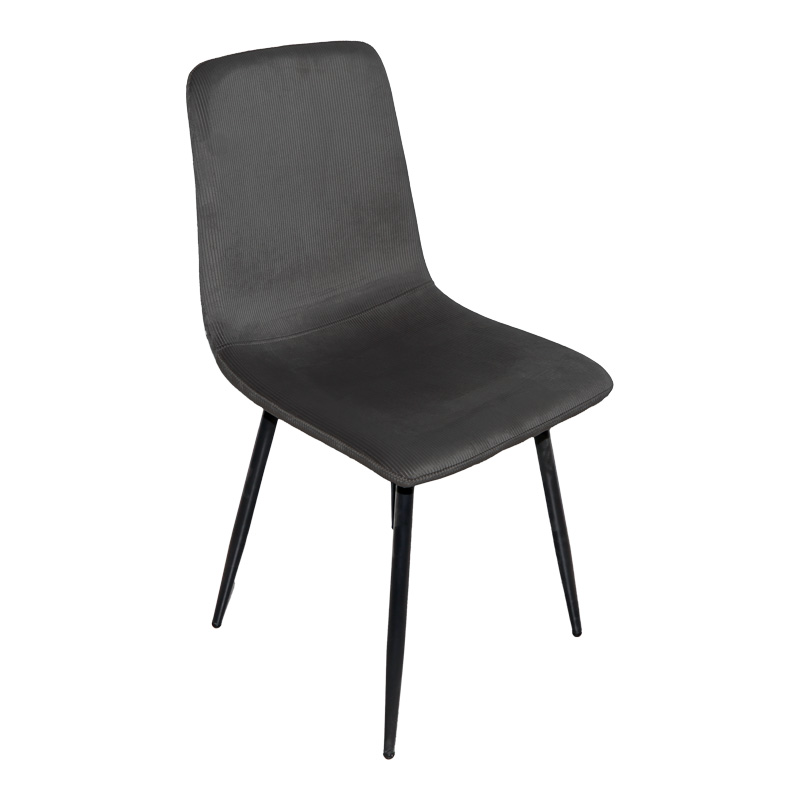 Τραπεζαρία Balou-Grato Pakoworld Σετ 5Τεμ Μαύρο Φ100X73Εκ