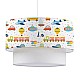 Παιδικό Φωτιστικό Οροφής Sarty Pakoworld Πολύχρωμο Φ30X20Εκ