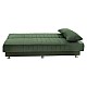 Kαναπές Κρεβάτι Romina Pakoworld 3Θέσιος Ύφασμα Βελουτέ Πράσινο 180X75X80Εκ