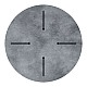 Επιφάνεια Τραπεζιού Inspire Pakoworld Hpl Γκρι Cement Φ60Εκ Πάχους 12Mm Επιφάνεια Τραπεζιού Inspire Pakoworld Hpl Γκρι Cement Φ60Εκ Πάχους 12Mm