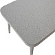 Τραπέζι Ecco Pakoworld Αλουμίνιο Γκρι-Γυαλί Μπεζ 160X90X75Εκ Τραπέζι Ecco Pakoworld Αλουμίνιο Γκρι-Γυαλί Μπεζ 160X90X75Εκ