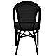 Καρέκλα Paris Pakoworld Αλουμίνιο Μαύρο-Textilene Μαύρο