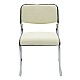 Καρέκλα Επισκέπτη Asher Pakoworld Με Pvc Χρώμα Λευκό