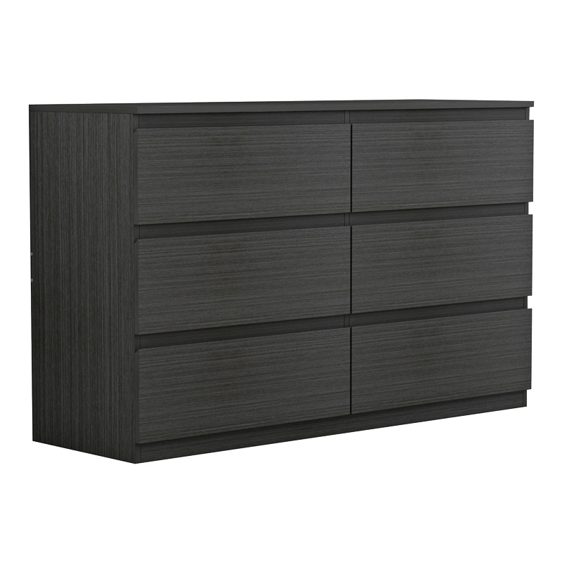 Συρταριέρα Cindy Pakoworld 6 Συρταριών Wenge 120X40X75Εκ Συρταριέρα Cindy Pakoworld 6 Συρταριών Wenge 120X40X75Εκ