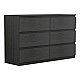 Συρταριέρα Cindy Pakoworld 6 Συρταριών Wenge 120X40X75Εκ Συρταριέρα Cindy Pakoworld 6 Συρταριών Wenge 120X40X75Εκ