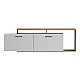 Έπιπλο Τηλεόρασης Tobler Pakoworld Σε Oak- Λευκή Απόχρωση 170X40X53Εκ Έπιπλο Τηλεόρασης Tobler Pakoworld Σε Oak- Λευκή Απόχρωση 170X40X53Εκ