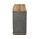 Μπουφές Zafore  Pakoworld Σε Oak-Γκρι Μαρμάρου 180X45X80Εκ