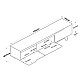 Έπιπλο Τηλεόρασης Kasandra Pakoworld Μπεζ Μαρμάρου-Sonoma 180X35X48.5Εκ