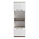Ντουλάπα Κουζίνας Rowan Pakoworld Σε Λευκή-Sonoma Απόχρωση 60X42X182Εκ Ντουλάπα Κουζίνας Rowan Pakoworld Σε Λευκή-Sonoma Απόχρωση 60X42X182Εκ