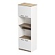 Ντουλάπα Κουζίνας Rowan Pakoworld Σε Λευκή-Sonoma Απόχρωση 60X42X182Εκ Ντουλάπα Κουζίνας Rowan Pakoworld Σε Λευκή-Sonoma Απόχρωση 60X42X182Εκ