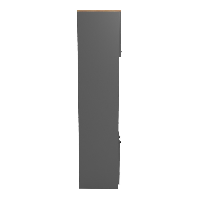 Ντουλάπα Κουζίνας Rowan Pakoworld Σε Oak-Ανθρακί Απόχρωση 60X42X182Εκ Ντουλάπα Κουζίνας Rowan Pakoworld Σε Oak-Ανθρακί Απόχρωση 60X42X182Εκ