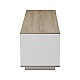 Έπιπλο Τηλεόρασης Winey Pakoworld Σε Sonoma-Λευκή Απόχρωση 180X44.5X44.5Εκ