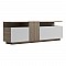 Έπιπλο Τηλεόρασης Vendora Pakoworld Σε Sonoma-Λευκή Απόχρωση 150X29.5X46.3Εκ