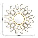 Καθρέπτης Flower Pakoworld Χρυσό 83X2.5X83Εκ