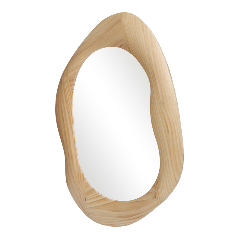 Καθρέπτης Οβάλ Enola Pakoworld Mdf Σε Φυσική Απόχρωση 54X2.5X80Εκ Καθρέπτης Οβάλ Enola Pakoworld Mdf Σε Φυσική Απόχρωση 54X2.5X80Εκ