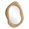 Καθρέπτης Οβάλ Enola Pakoworld Mdf Σε Φυσική Απόχρωση 54X2.5X80Εκ