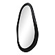 Καθρέπτης Οβάλ Baloa Pakoworld Mdf Σε Μαύρη Απόχρωση 44X4X80Εκ