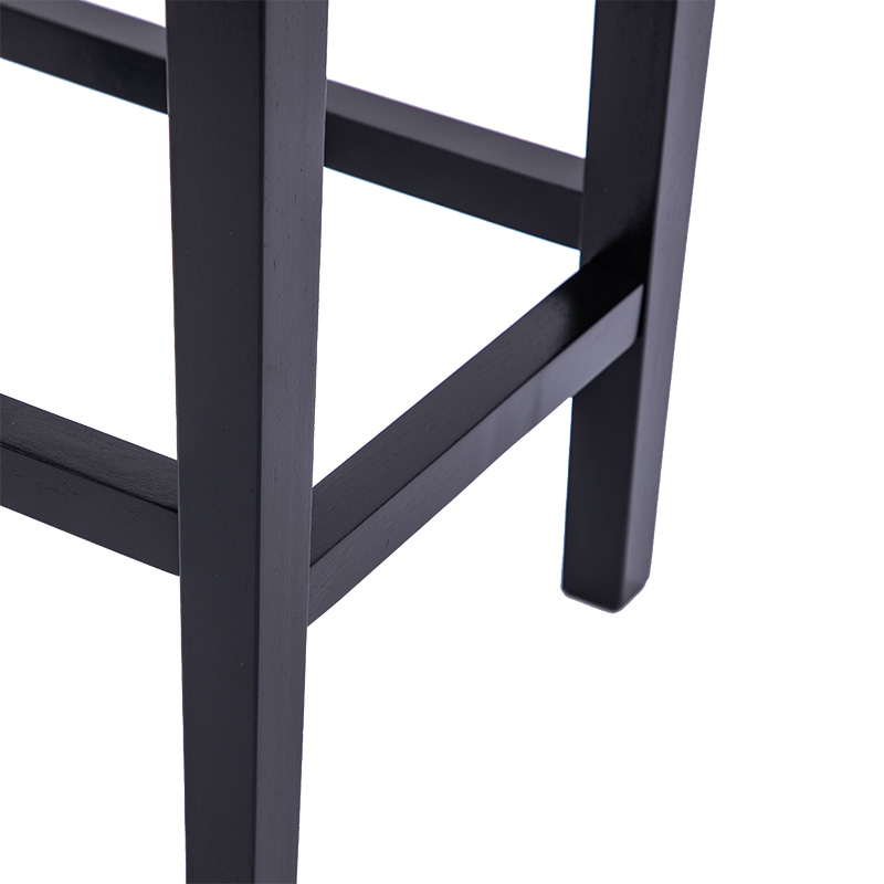 Σκαμπό Ridley Pakoworld Ξύλο-Pu Μαύρο 51X34X61.5Εκ Σκαμπό Ridley Pakoworld Ξύλο-Pu Μαύρο 51X34X61.5Εκ