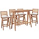 Τραπεζαρία Μπαρ Winslow Pakoworld Σετ 5Τεμ Ξύλο Rubberwood Ανοιχτό Καρυδί 120X45X100Εκ Τραπεζαρία Μπαρ Winslow Pakoworld Σετ 5Τεμ Ξύλο Rubberwood Ανοιχτό Καρυδί 120X45X100Εκ