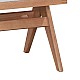 Τραπεζαρία Winslow Pakoworld Σετ 7Τεμ Ξύλο Rubberwood Σε Ανοιχτό Καρυδί Απόχρωση 160X85X75Εκ
