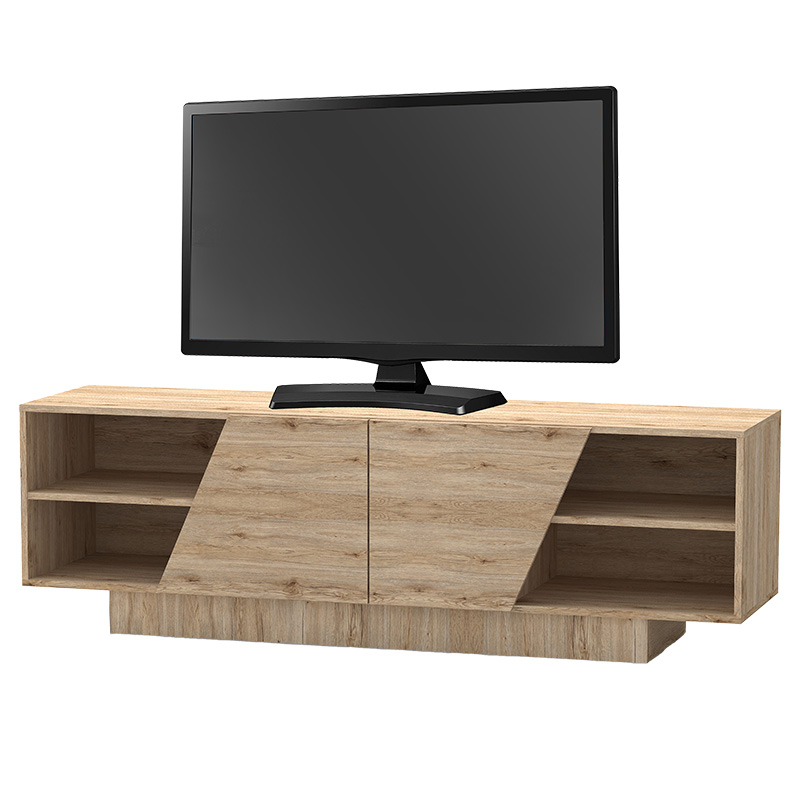 Έπιπλο Τηλεόρασης Stevie Pakoworld Sonoma 160X40X50Εκ Έπιπλο Τηλεόρασης Stevie Pakoworld Sonoma 160X40X50Εκ