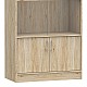 Βιβλιοθήκη Burcy Pakoworld Oak 80X40X177Εκ Βιβλιοθήκη Burcy Pakoworld Oak 80X40X177Εκ