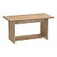 Τραπέζι Kumba Pakoworld Σε Oak Απόχρωση 80X40X42Εκ Τραπέζι Kumba Pakoworld Σε Oak Απόχρωση 80X40X42Εκ