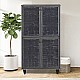 Παπουτσοθήκη-Ντουλάπι Ronan Pakoworld Χρώμα Wenge 70.5X35X122Εκ Παπουτσοθήκη-Ντουλάπι Ronan Pakoworld Χρώμα Wenge 70.5X35X122Εκ