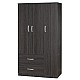Ντουλάπα Τρίφυλλη Και Πατάρι Zelia Pakoworld Wenge 90X42X240Εκ. Ντουλάπα Τρίφυλλη Και Πατάρι Zelia Pakoworld Wenge 90X42X240Εκ.