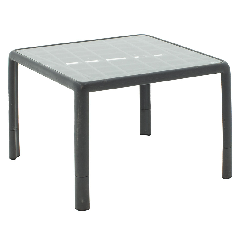 Σαλόνι Intricate Pakoworld Σετ 4Τμχ Pp Ανθρακί-Ύφασμα Ανθρακί Antique