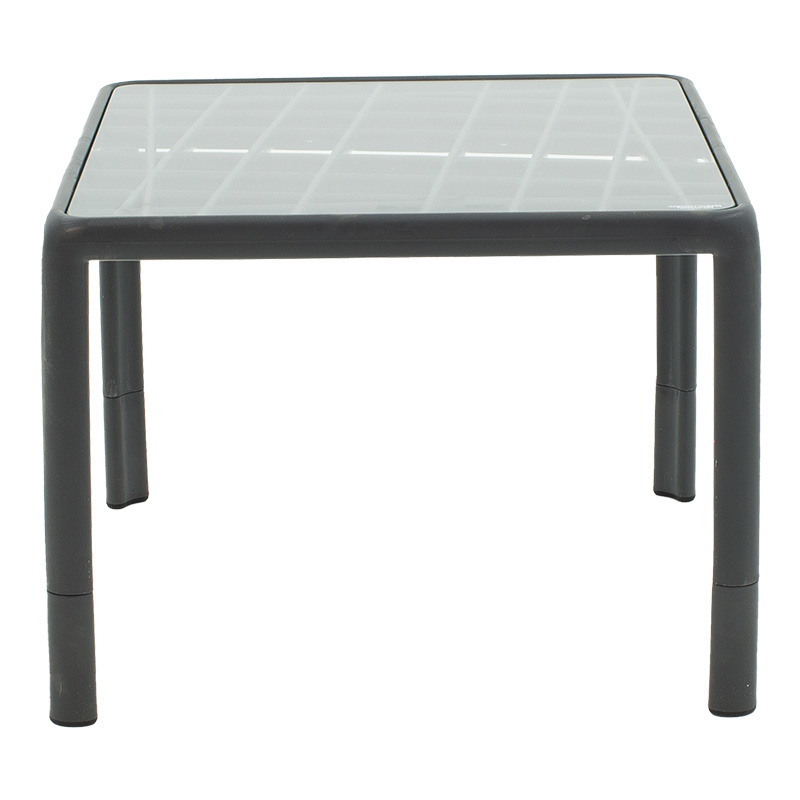 Σαλόνι Intricate Pakoworld Σετ 4Τμχ Pp Ανθρακί-Ύφασμα Ανθρακί Antique