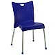 Καρέκλα Crafted Pakoworld Pp Σκούρο Μπλε-Αλουμίνιο Γκρι