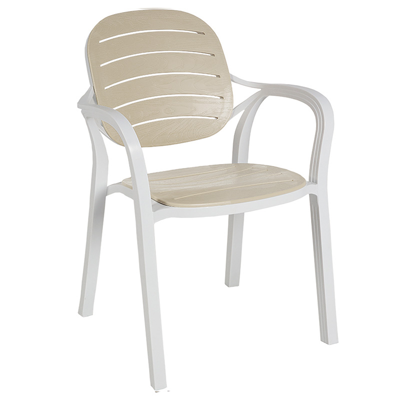 Τραπεζαρία Groovy-Gentle Pakoworld Σετ 5Τεμ Pp Λευκό-Cappuccino 80X80X74,5Εκ Τραπεζαρία Groovy-Gentle Pakoworld Σετ 5Τεμ Pp Λευκό-Cappuccino 80X80X74,5Εκ
