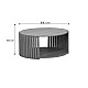 Τραπέζι Σαλονιού Heavenly Pakoworld Mdf Φυσικό Φ83X38Εκ Τραπέζι Σαλονιού Heavenly Pakoworld Mdf Φυσικό Φ83X38Εκ