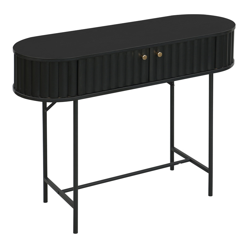 Κονσόλα Zakro Pakoworld Mdf-Μέταλλο Σε Μαύρη Απόχρωση 100X35X75Εκ Κονσόλα Zakro Pakoworld Mdf-Μέταλλο Σε Μαύρη Απόχρωση 100X35X75Εκ