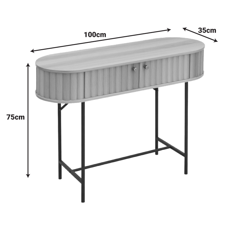 Κονσόλα Zakro Pakoworld Mdf-Μέταλλο Σε Oak Απόχρωση 100X35X75Εκ Κονσόλα Zakro Pakoworld Mdf-Μέταλλο Σε Oak Απόχρωση 100X35X75Εκ