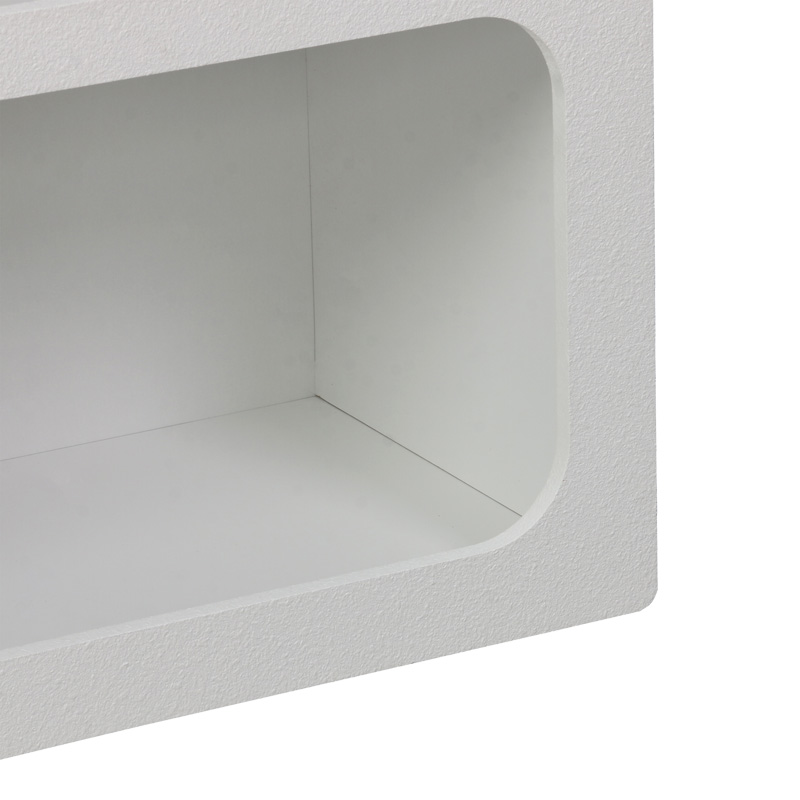 Βιβλιοθήκη-Ραφιέρα Emersi Pakoworld Mdf Σε Λευκή Απόχρωση 70X35X100Εκ