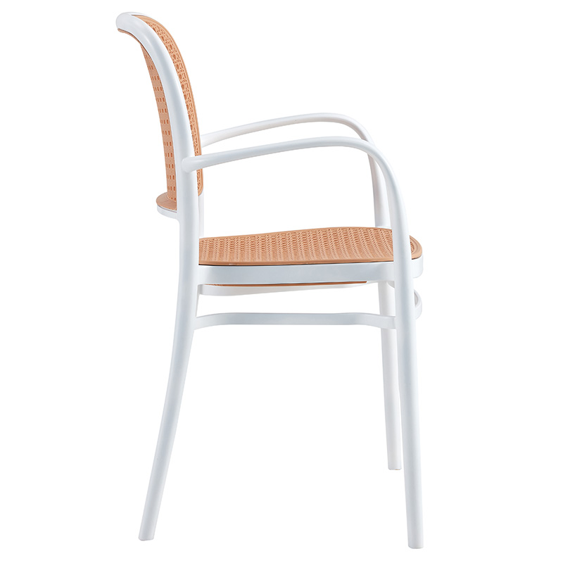 Πολυθρόνα Juniper Pakoworld Με Uv Protection Pp Μπεζ- Λευκό 56X52.5X86.5Εκ. Πολυθρόνα Juniper Pakoworld Με Uv Protection Pp Μπεζ- Λευκό 56X52.5X86.5Εκ.
