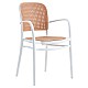 Πολυθρόνα Juniper Pakoworld Με Uv Protection Pp Μπεζ- Λευκό 56X52.5X86.5Εκ. Πολυθρόνα Juniper Pakoworld Με Uv Protection Pp Μπεζ- Λευκό 56X52.5X86.5Εκ.
