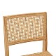 Καρέκλα Brenin Pakoworld Φυσικό Rubberwood 45X56X82Εκ