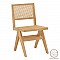 Καρέκλα Brenin Pakoworld Φυσικό Rubberwood 45X56X82Εκ